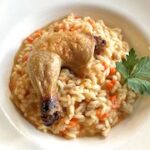 risotto with game bird